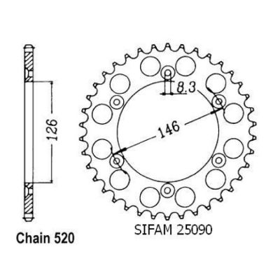 Rozeta pro Suzuki 25090CZ50